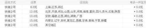 店铺装修教程之运费模板设置5