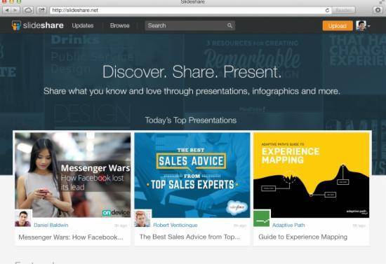 SlideShare官网