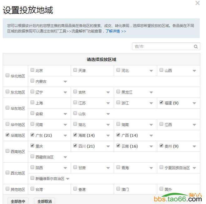 2016直通车降低PPC新绝招——地域设置法