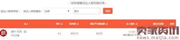 阿里V任务平台怎么找优质淘宝达人？