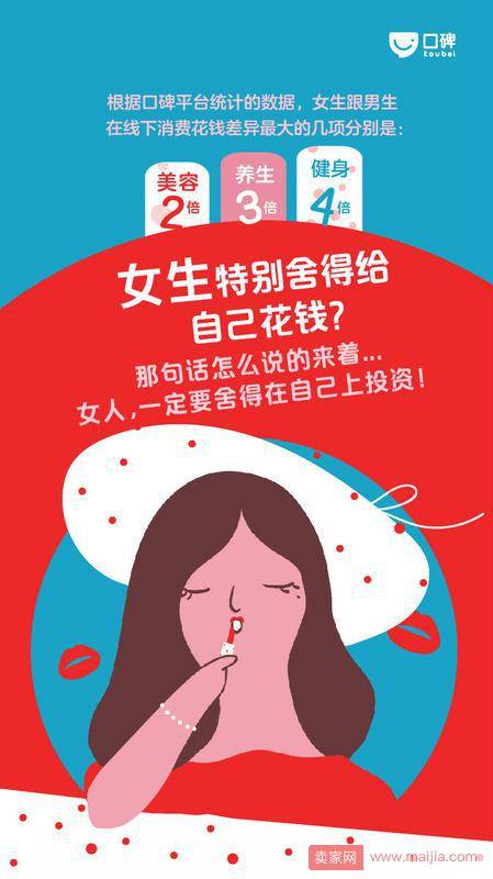 口碑数据大揭秘：女孩子的钱都花到哪里去了？