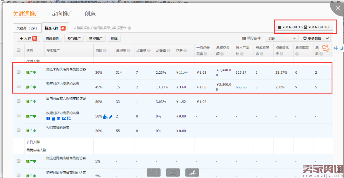 冷门类目商家直通车操作技巧