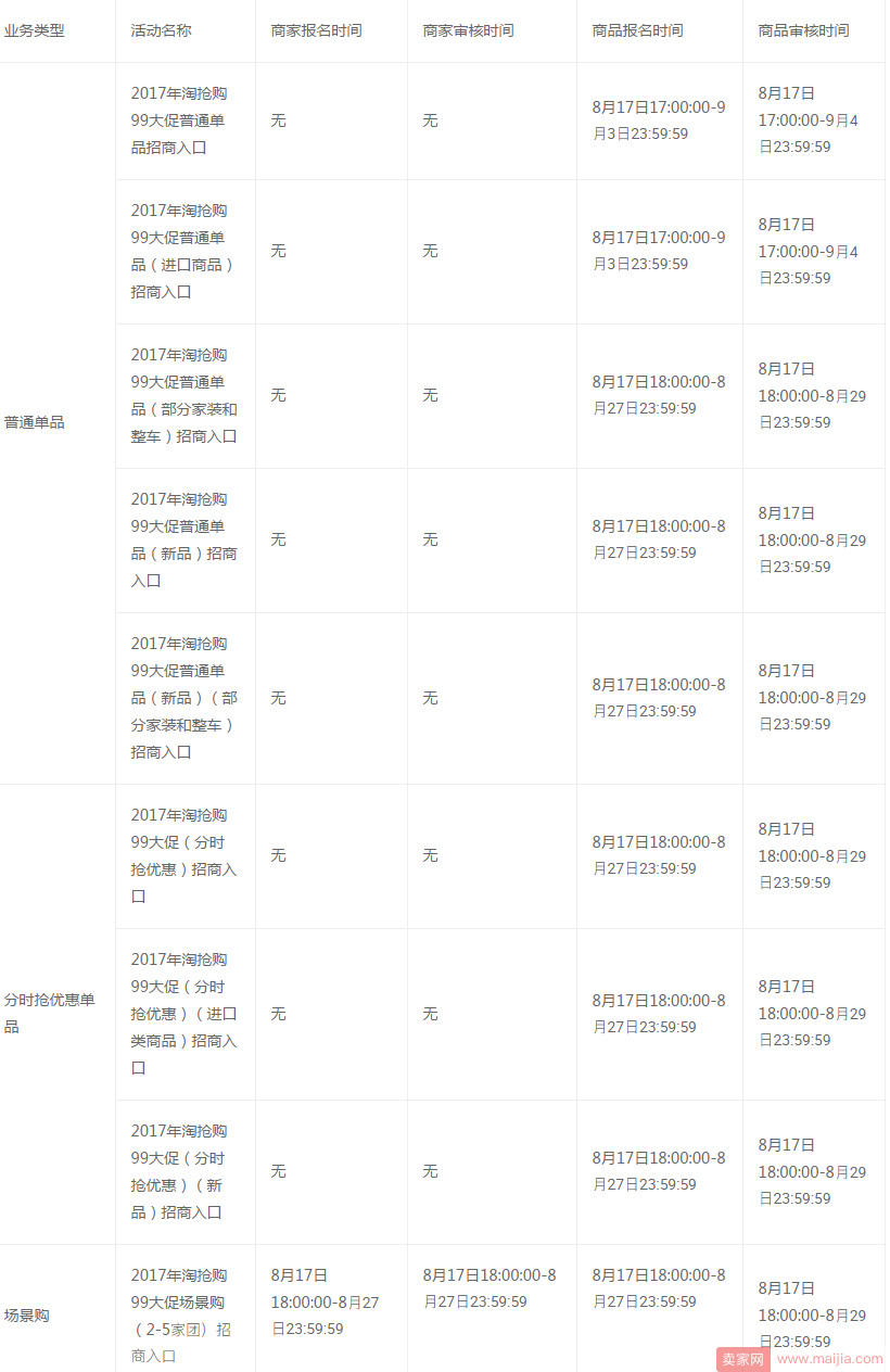 2017年淘抢购99品牌欢聚盛典-天生9要抢招商开始了！