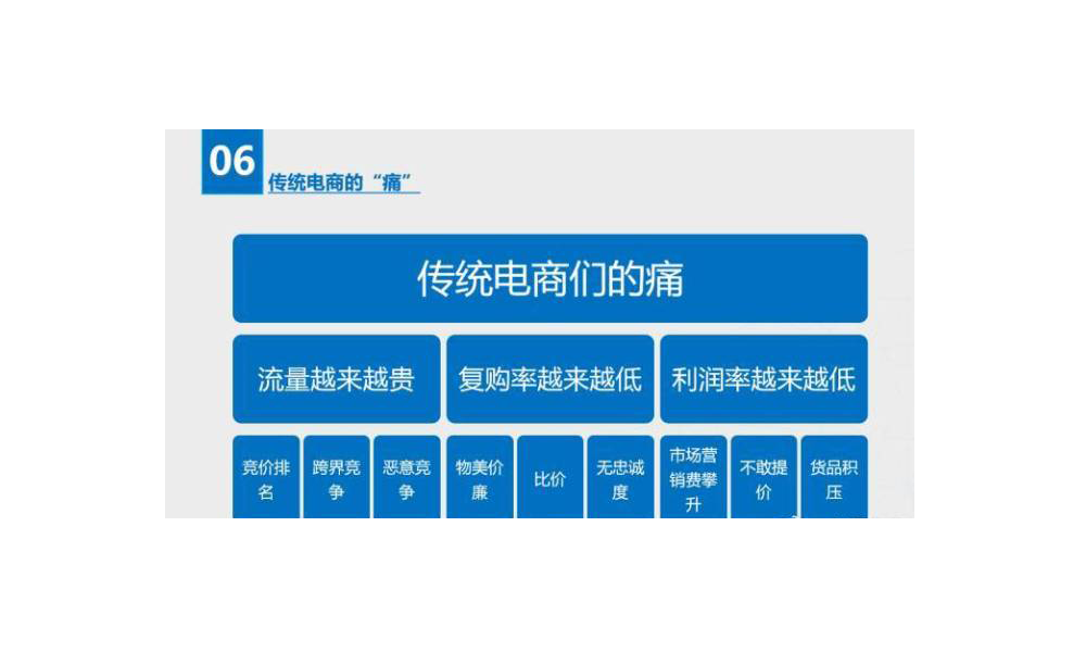 传统电商的“痛”