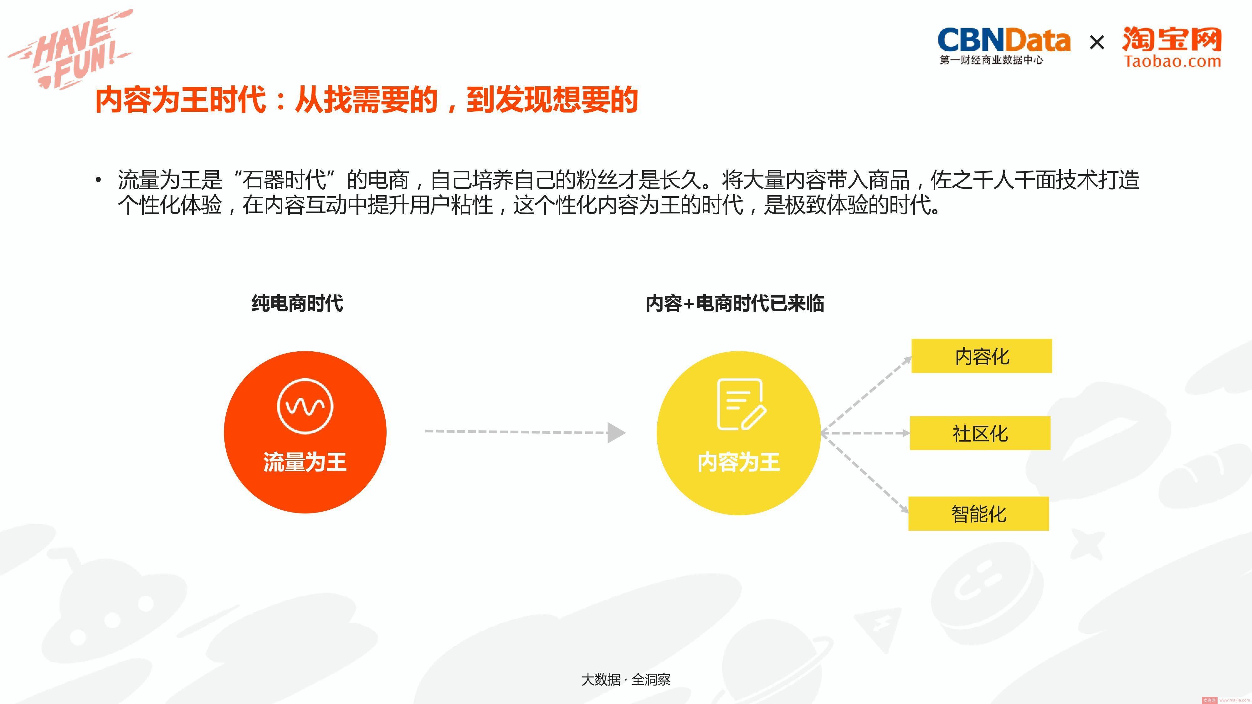 打造造梦空间，淘宝电商内容创业洞察报告